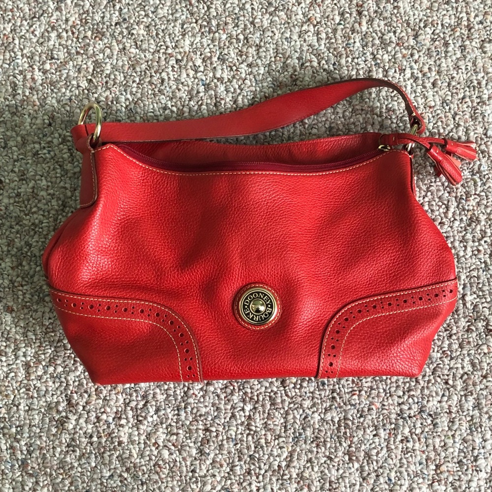 Dooney & Bourke red leather purse